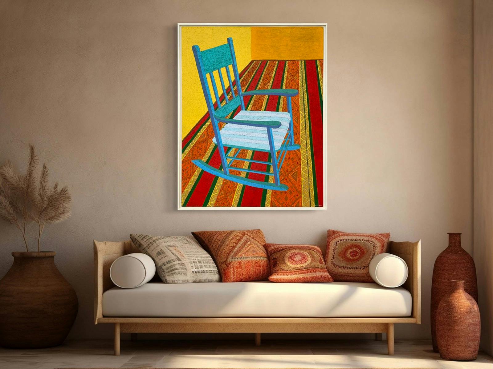 Big Blue Rocker - Tim Moorhead at The Peisley St Gallery, Orange