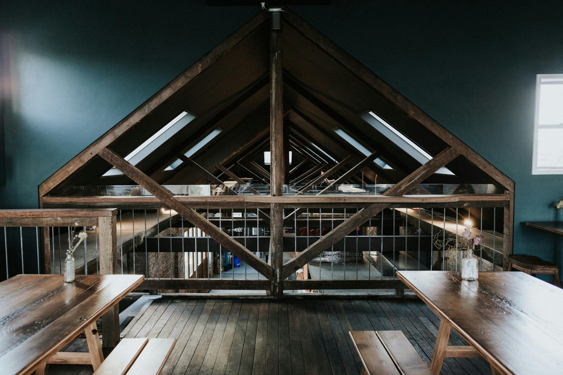 Upstairs seating at Mountain Culture Beer Co