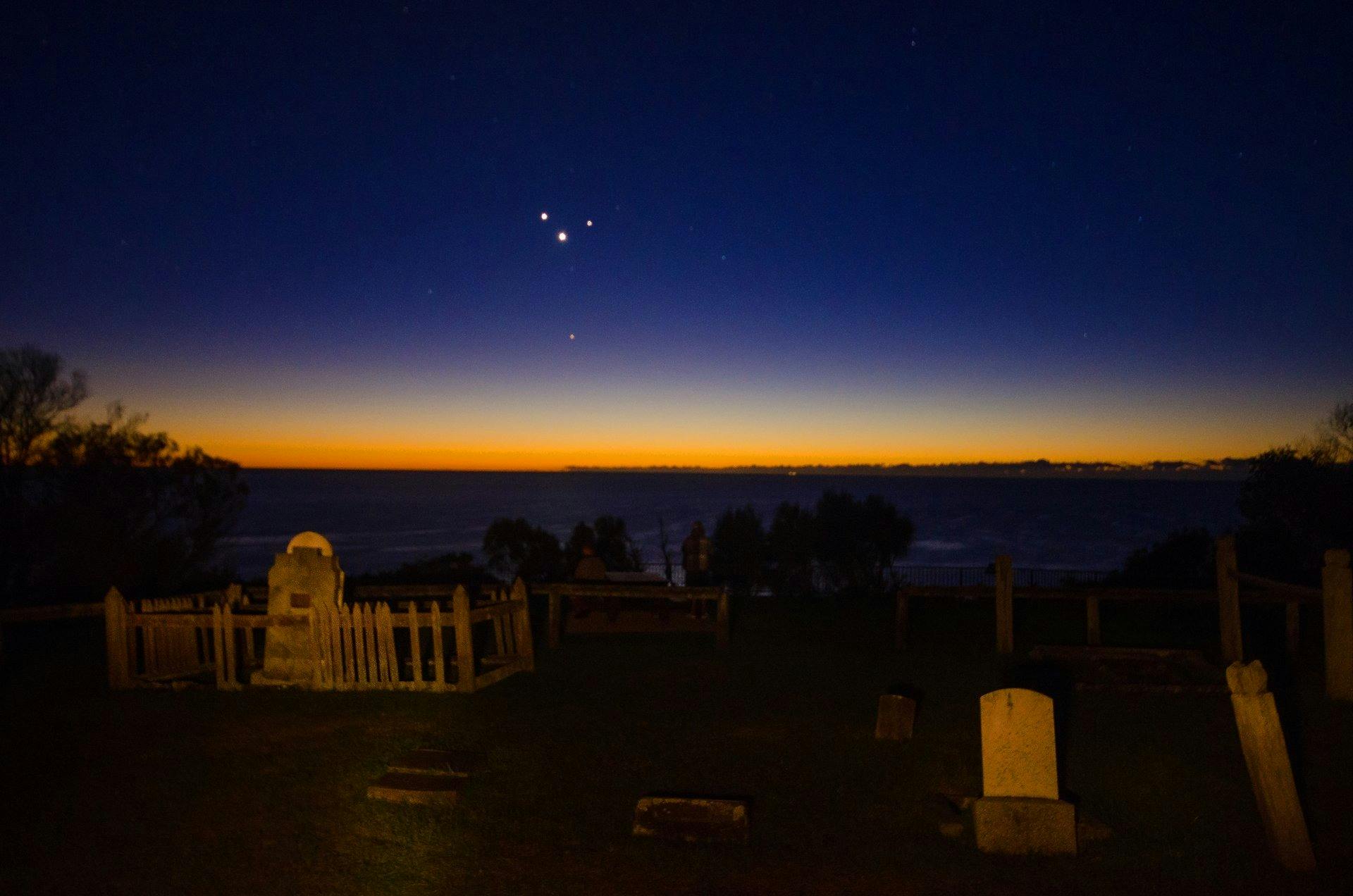Historic graves at Toragy Point