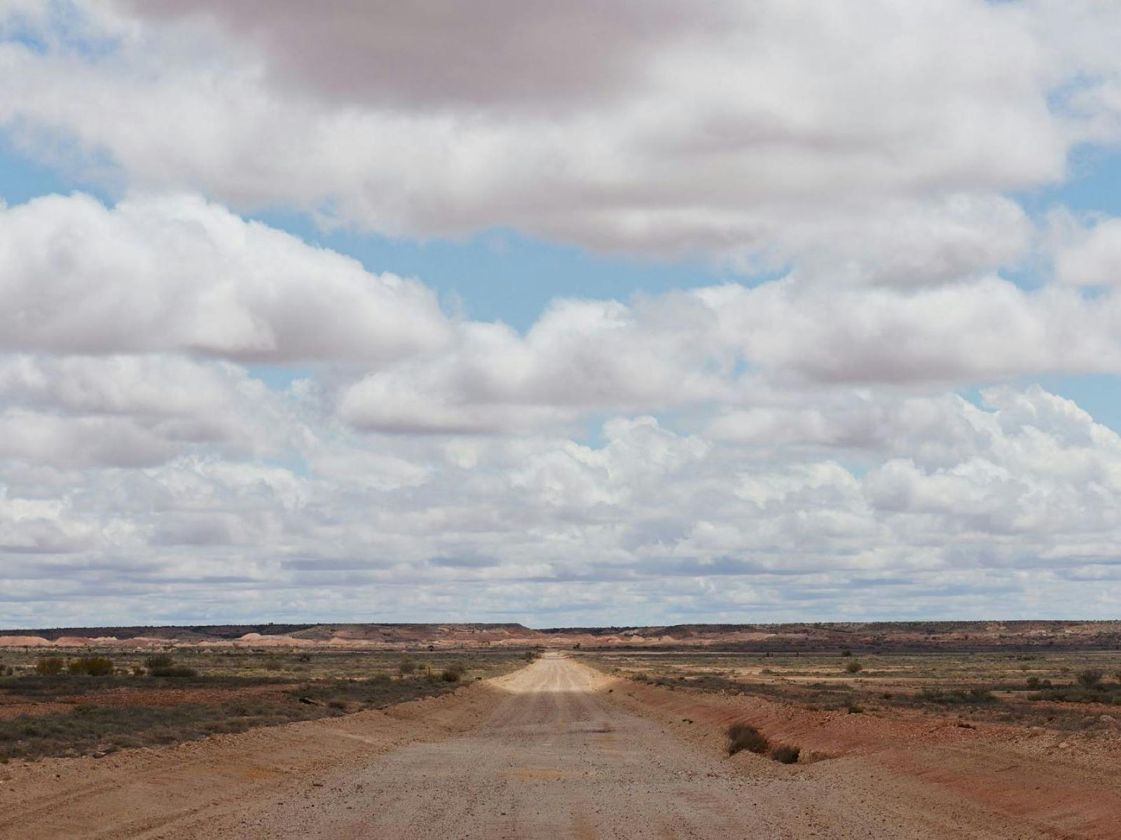 View of outback roads travelled on the Outback Mail Run