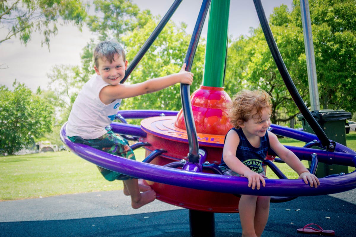 Kids playground Theresa Creek Dam