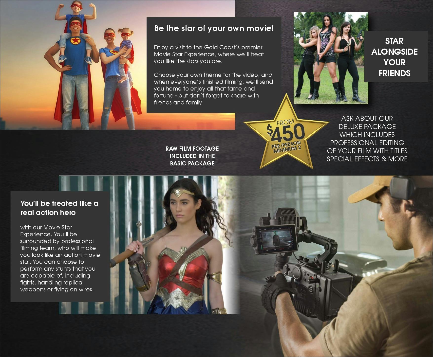 Be a movie Star for the day