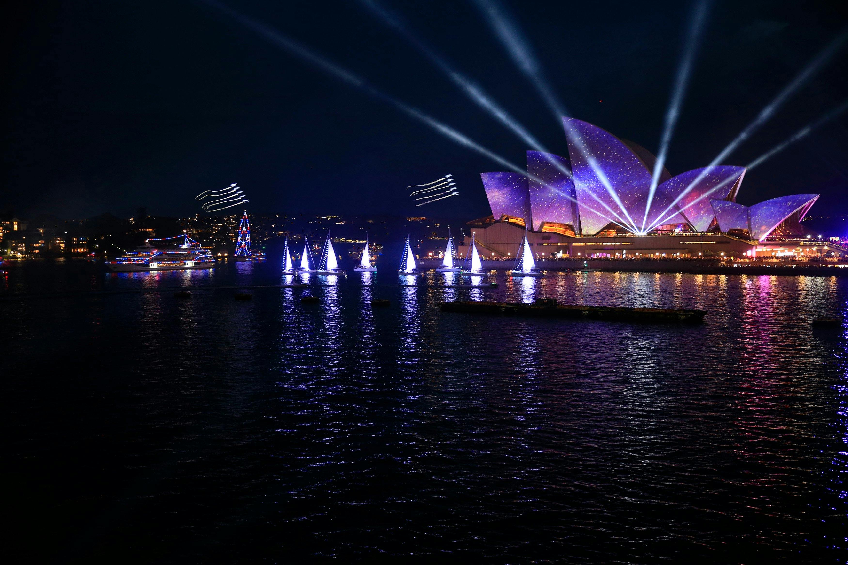 Image of Australia Day Live including Opera House light show