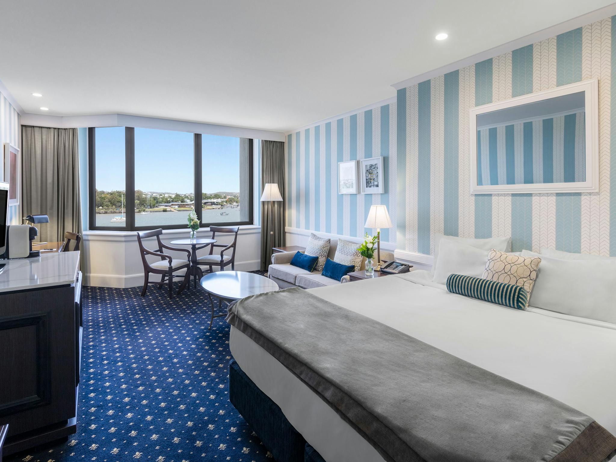 Hotel room with double bed Hotel room with double bed