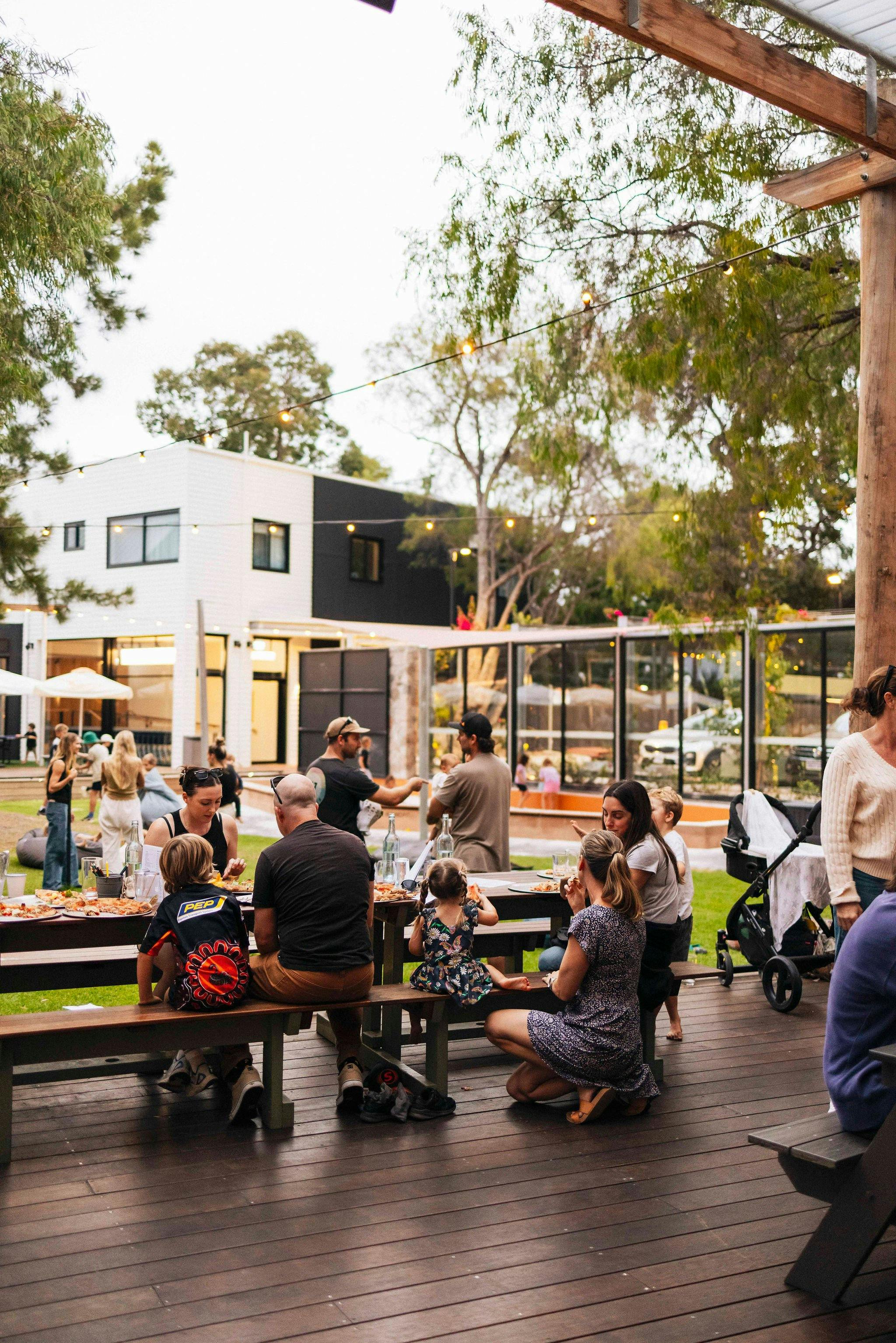 Beer garden