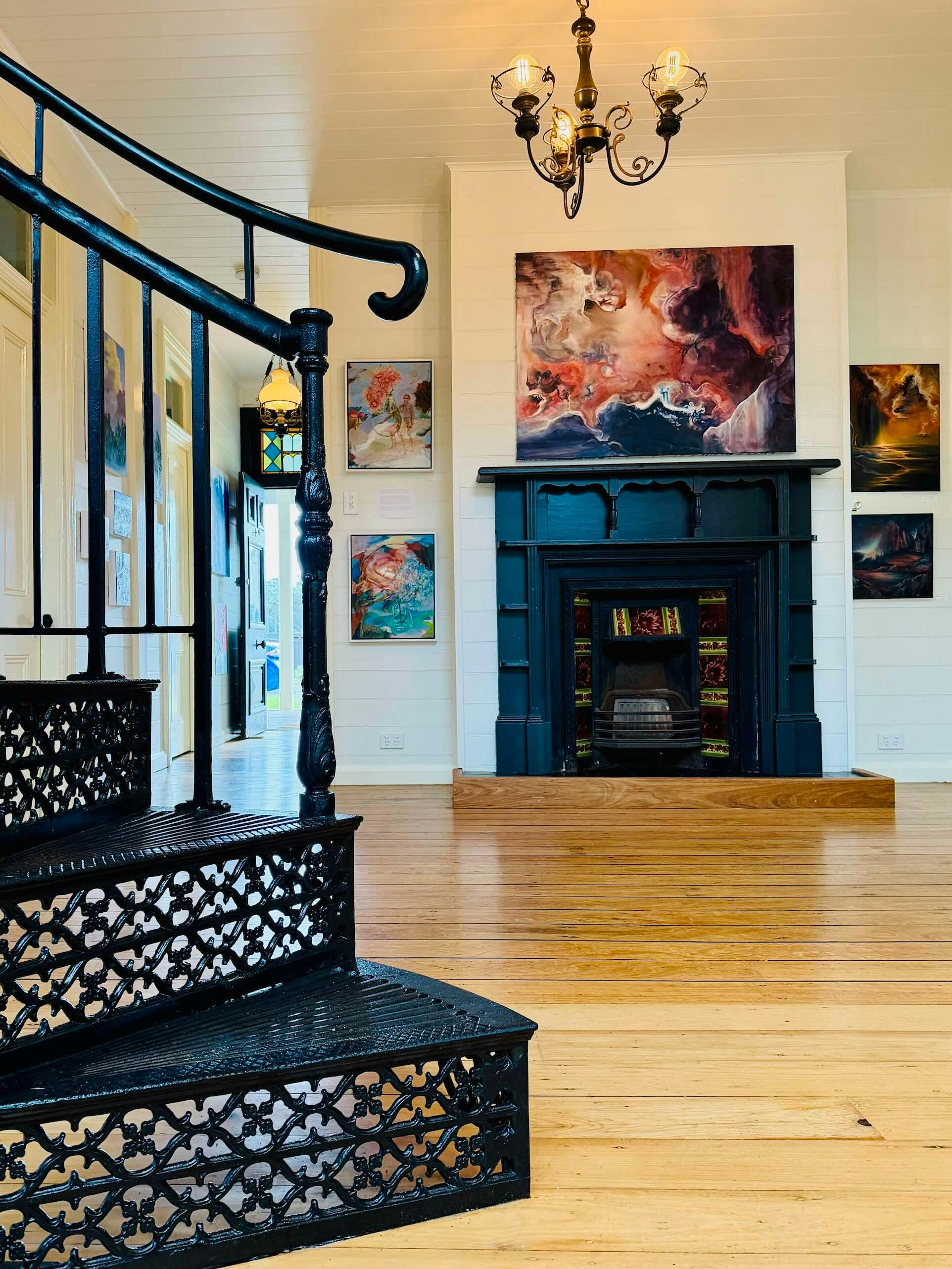 Inside the gallery