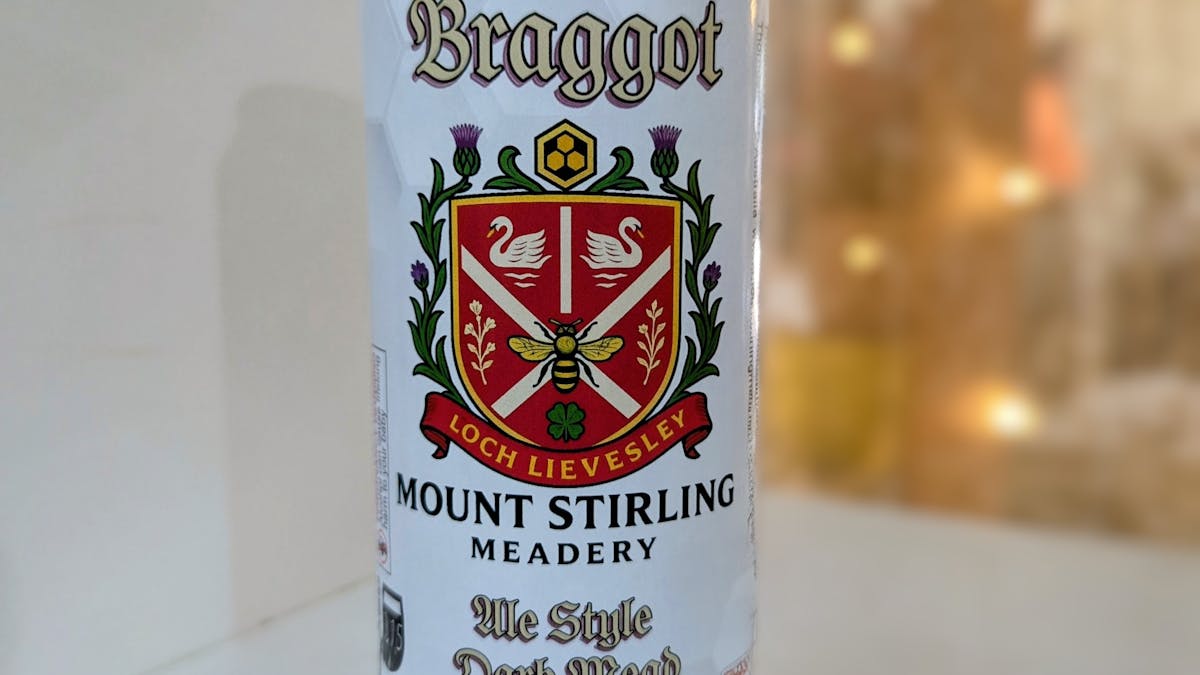 Award winning Braggot - a dark ale style mead