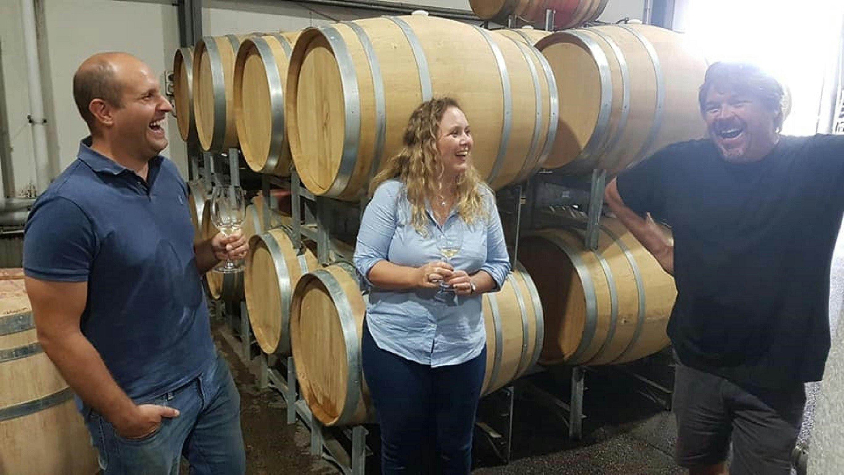 Surprise birthday tasting with our Winemaker/Vigneron Lancey Mikisch.
