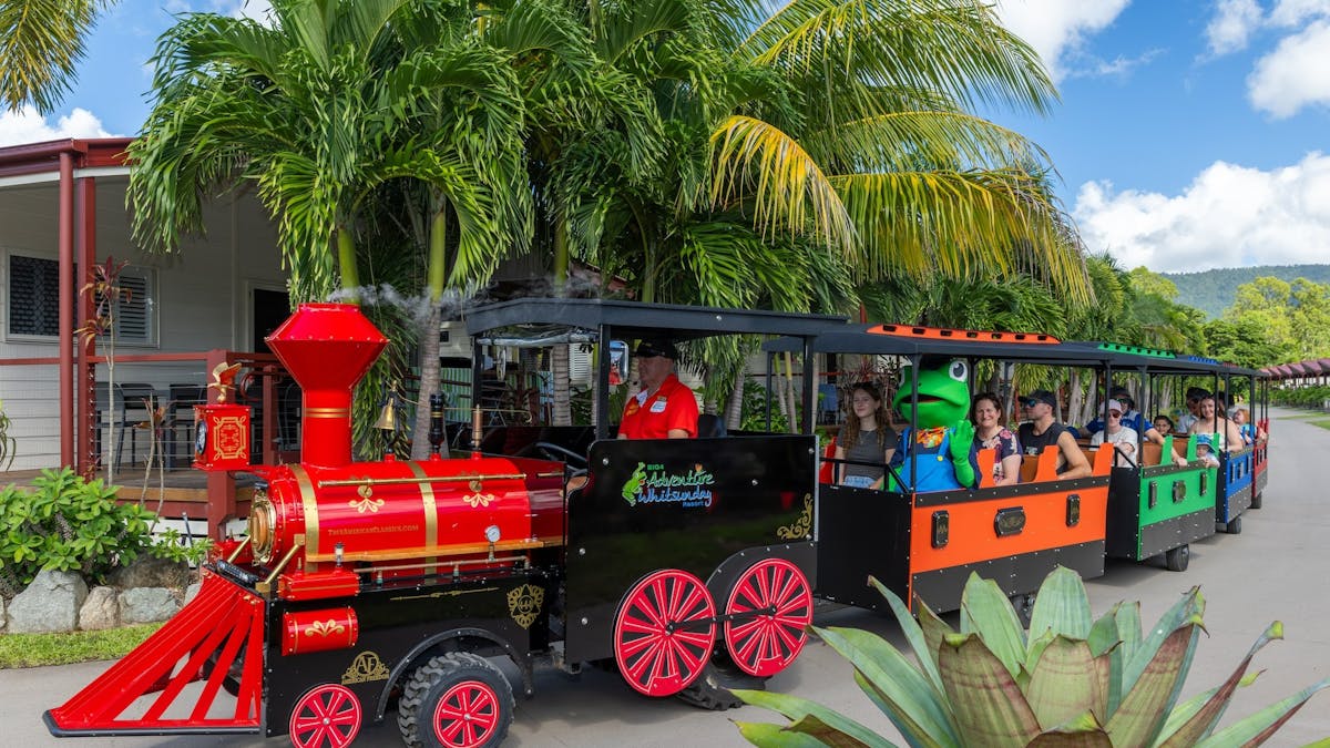 Resort train rides in the Whitsundays