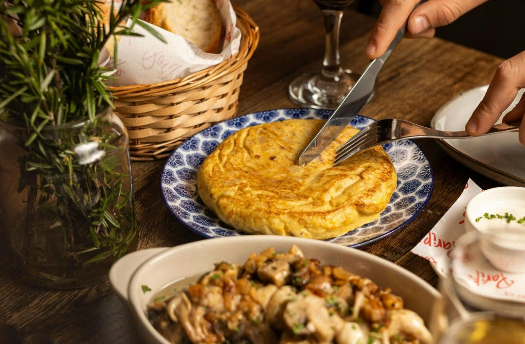 Authentic Sopanish Tortilla at Paripe in Surry Hills