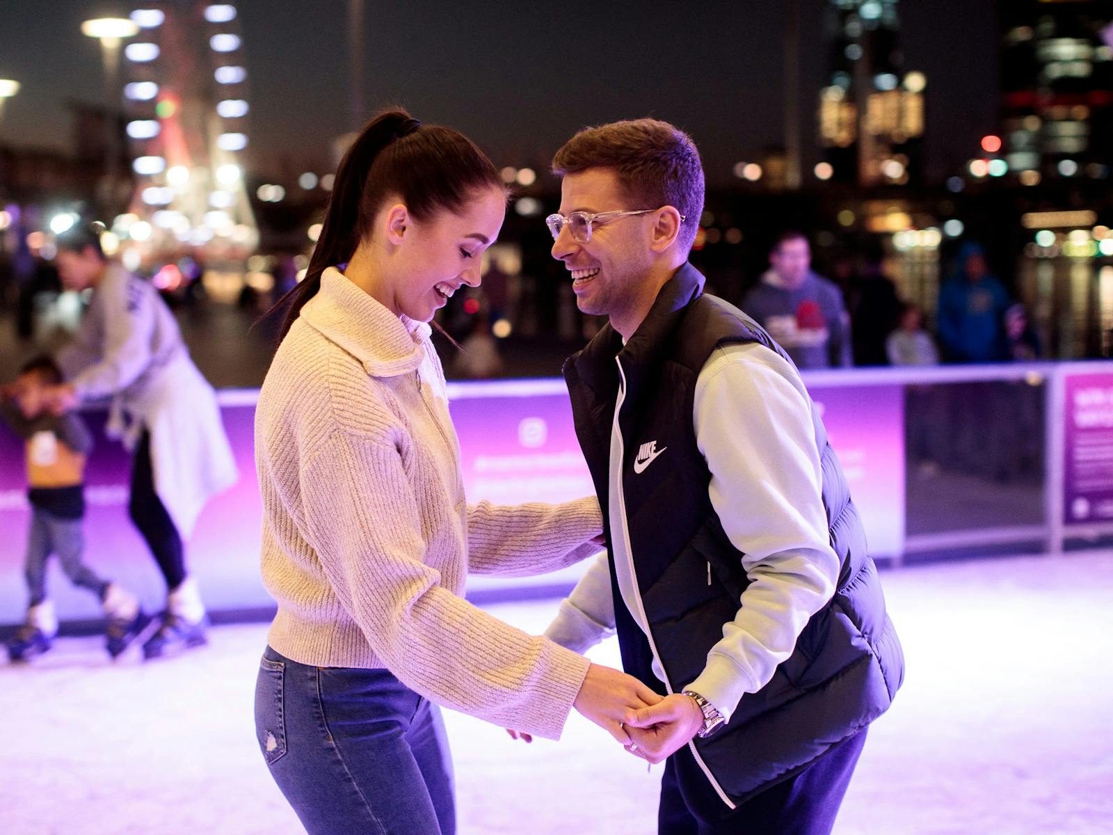 Darling Harbour Ice rink winter fun