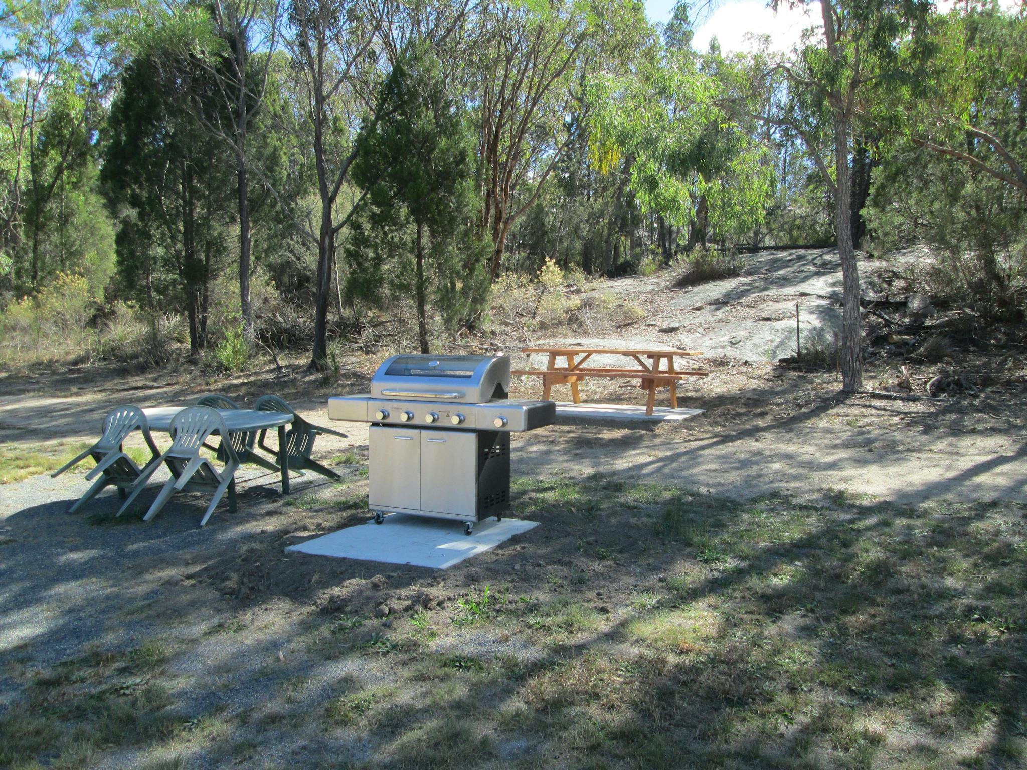 Shared BBQ and picnic area