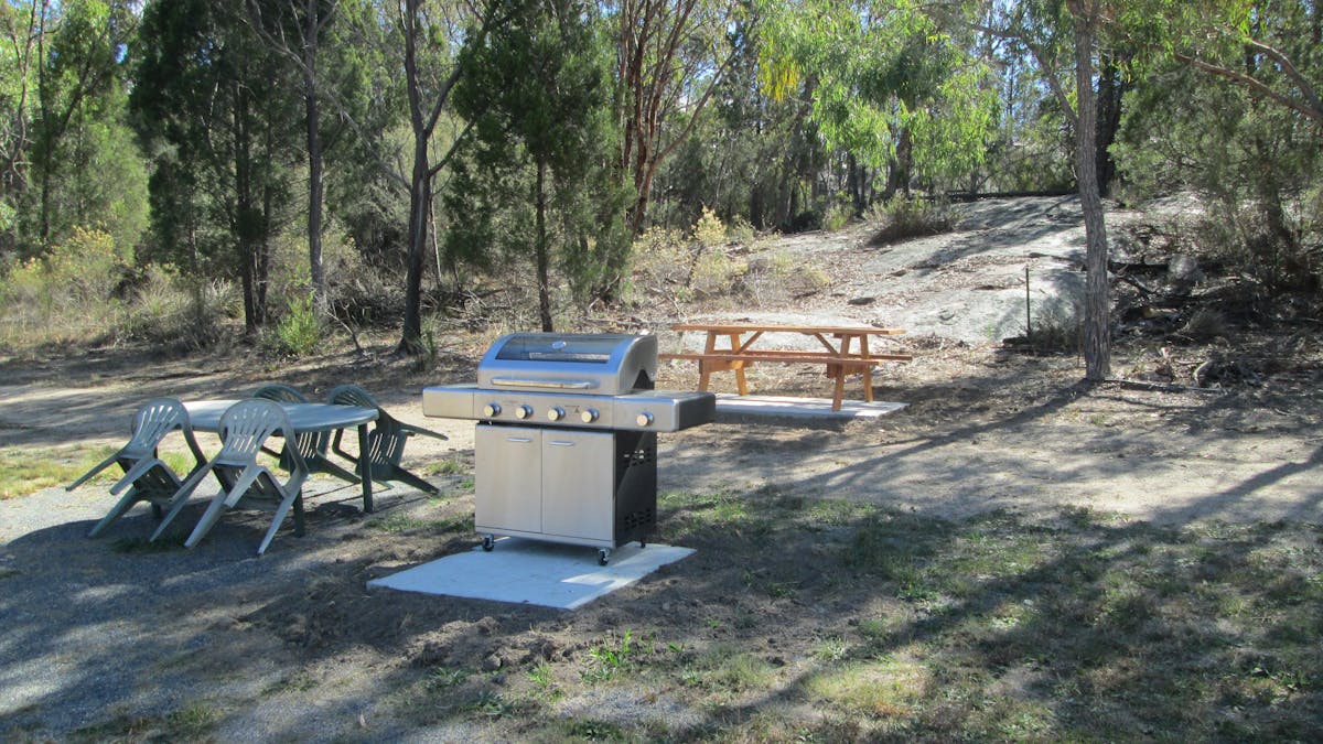 Shared BBQ and picnic area
