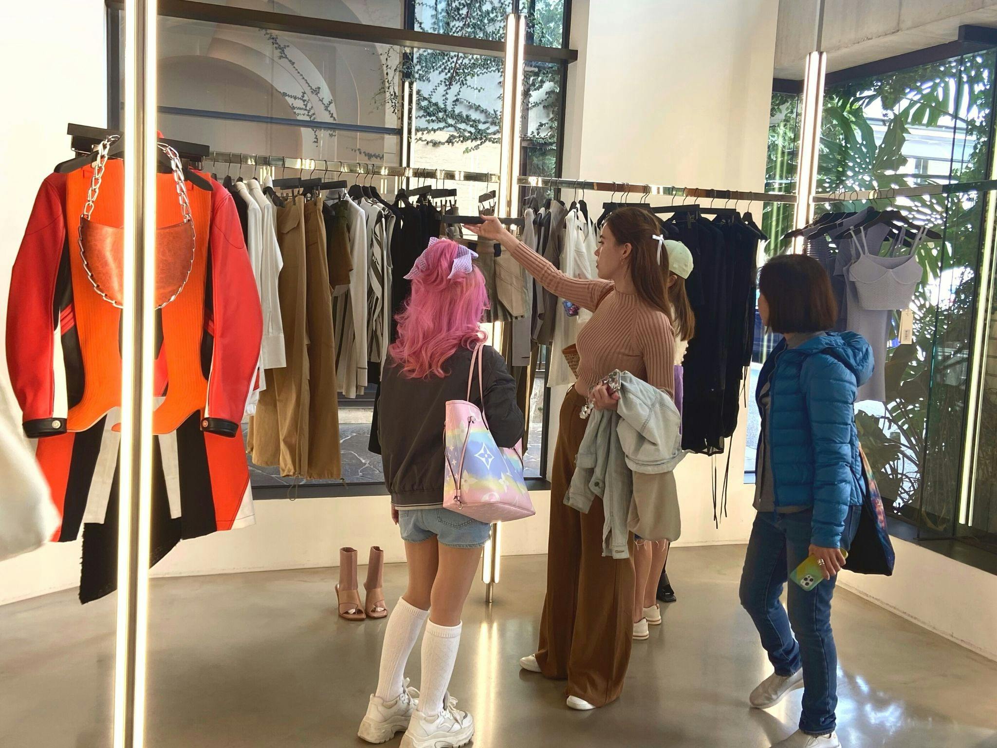 Shopping in Dion Lee, James Street