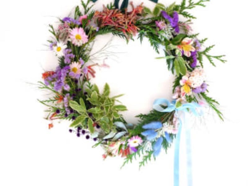 Image for Christmas Flower Wreath Making Class