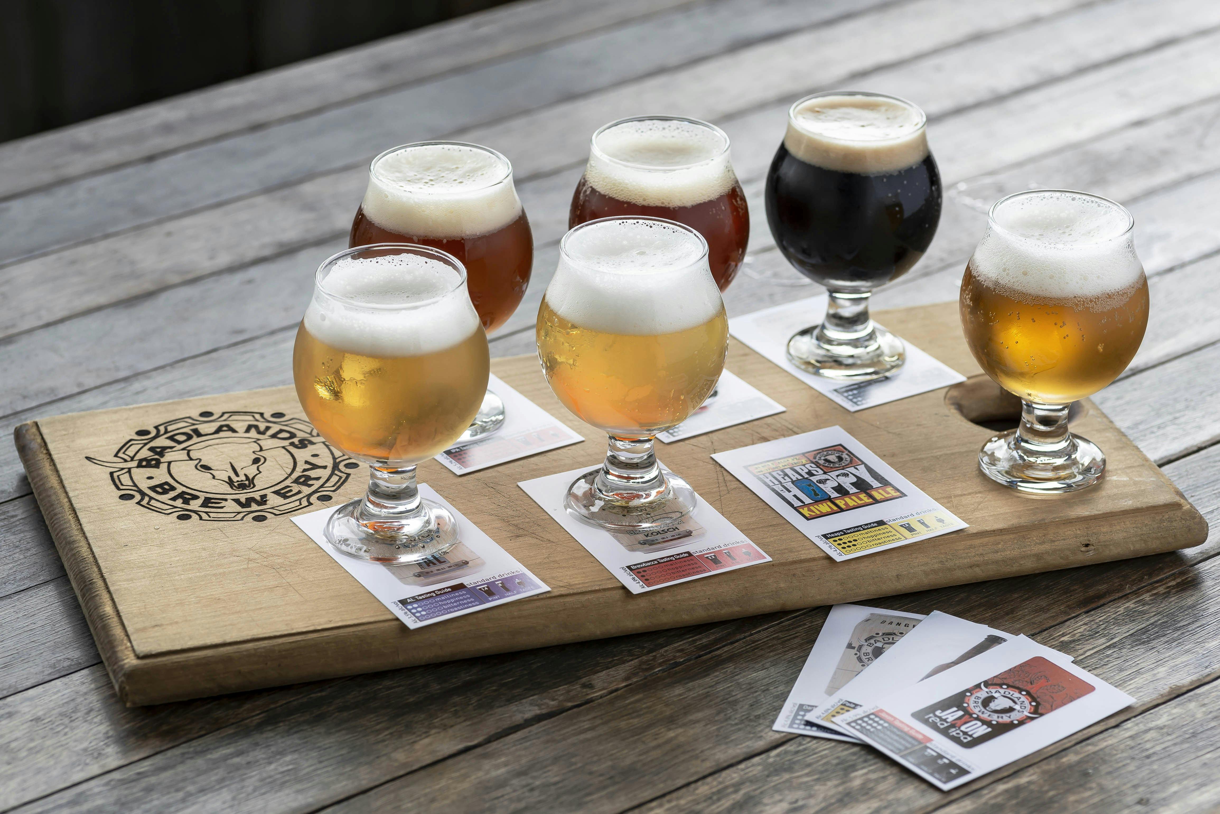 荒地啤酒廠啤酒品嚐