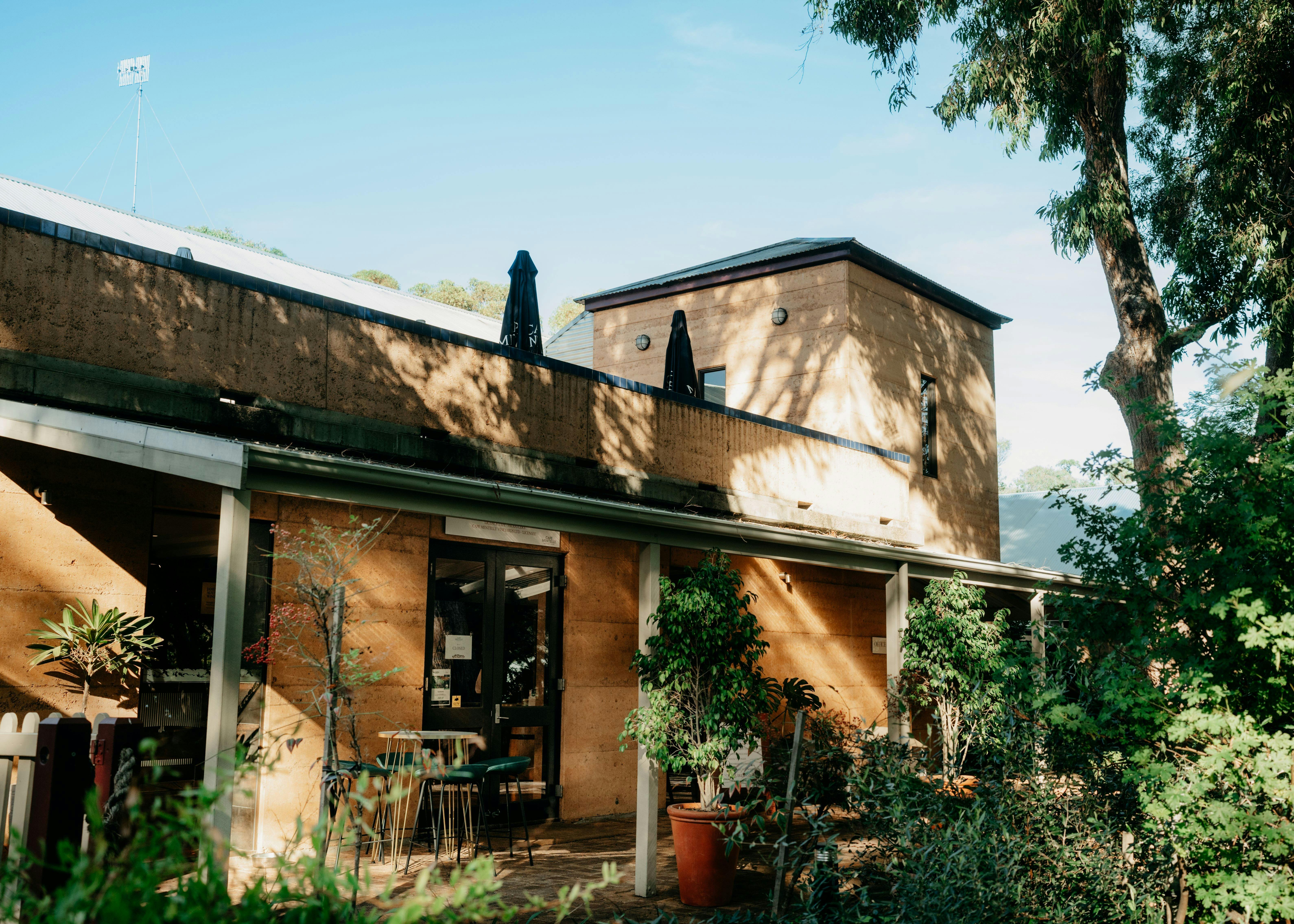 The rammed earth Cape Mentelle Cellar Door building