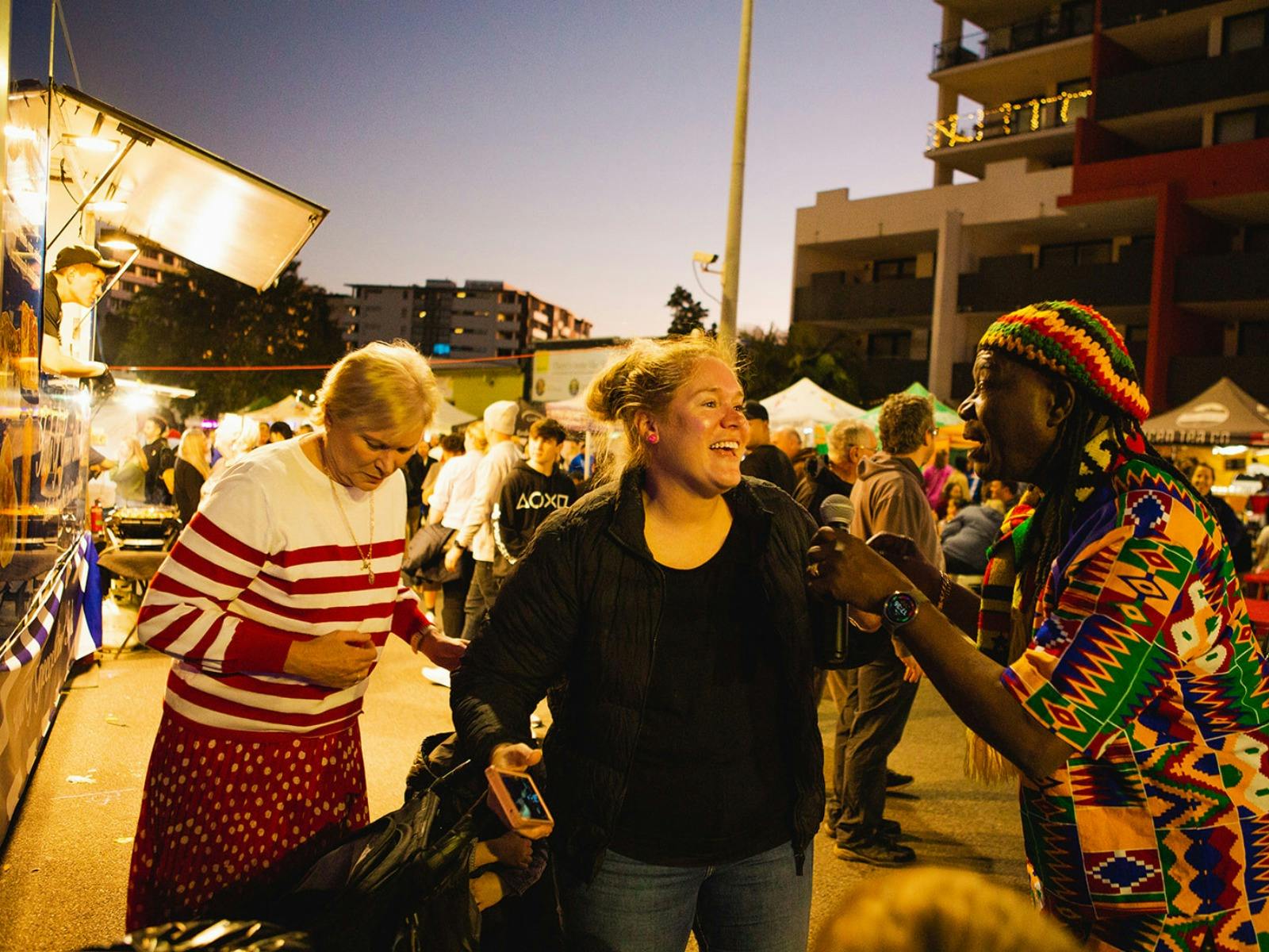 Singing at Nundah By Night