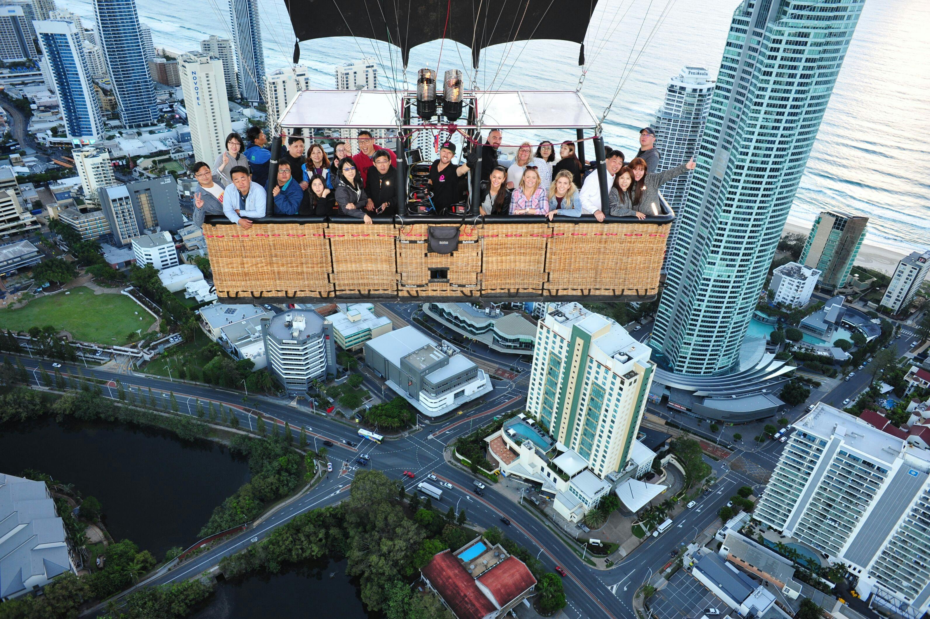 Local and International guests Flying High Gold Coast