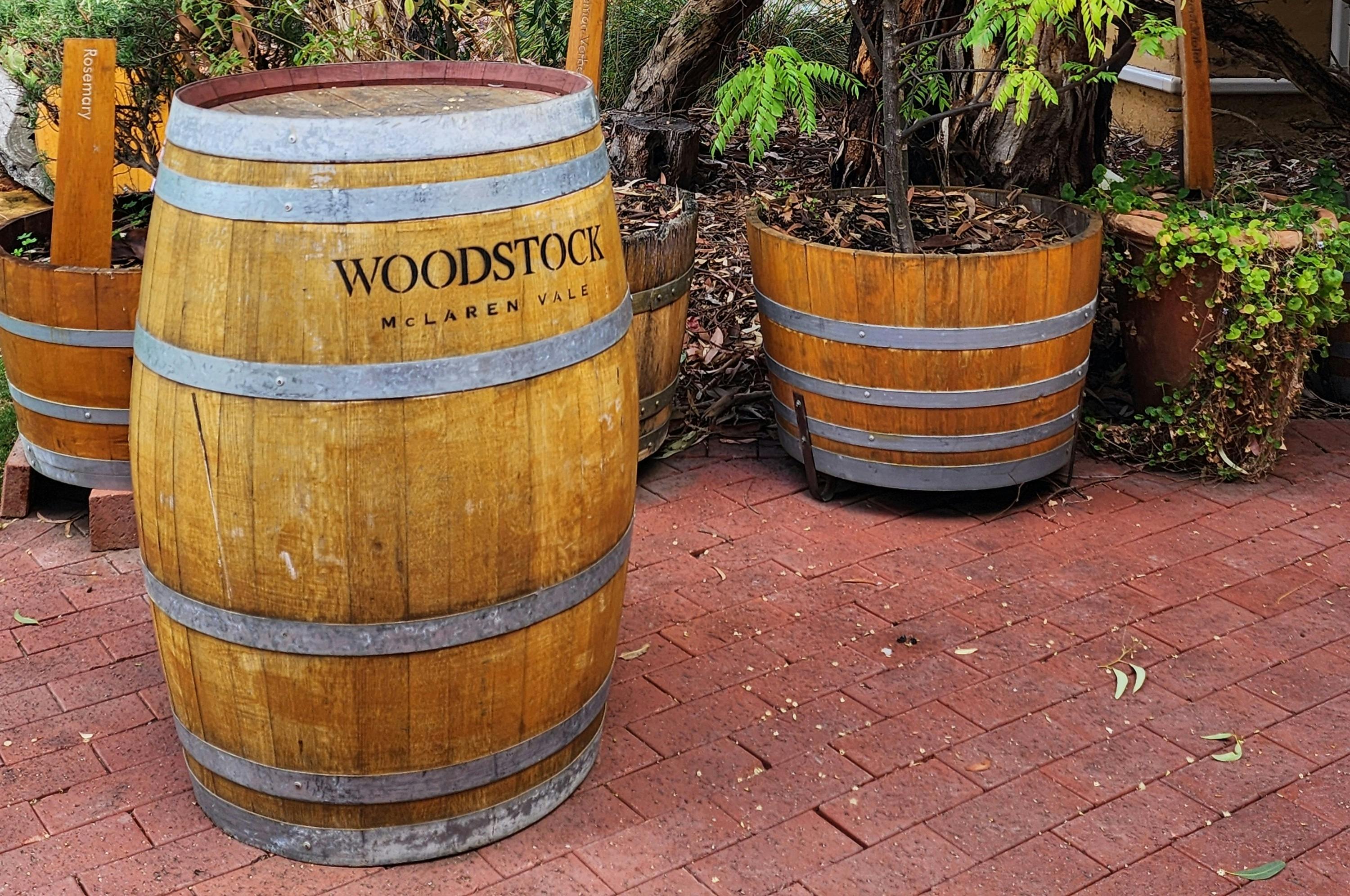 Woodstock wine barrel