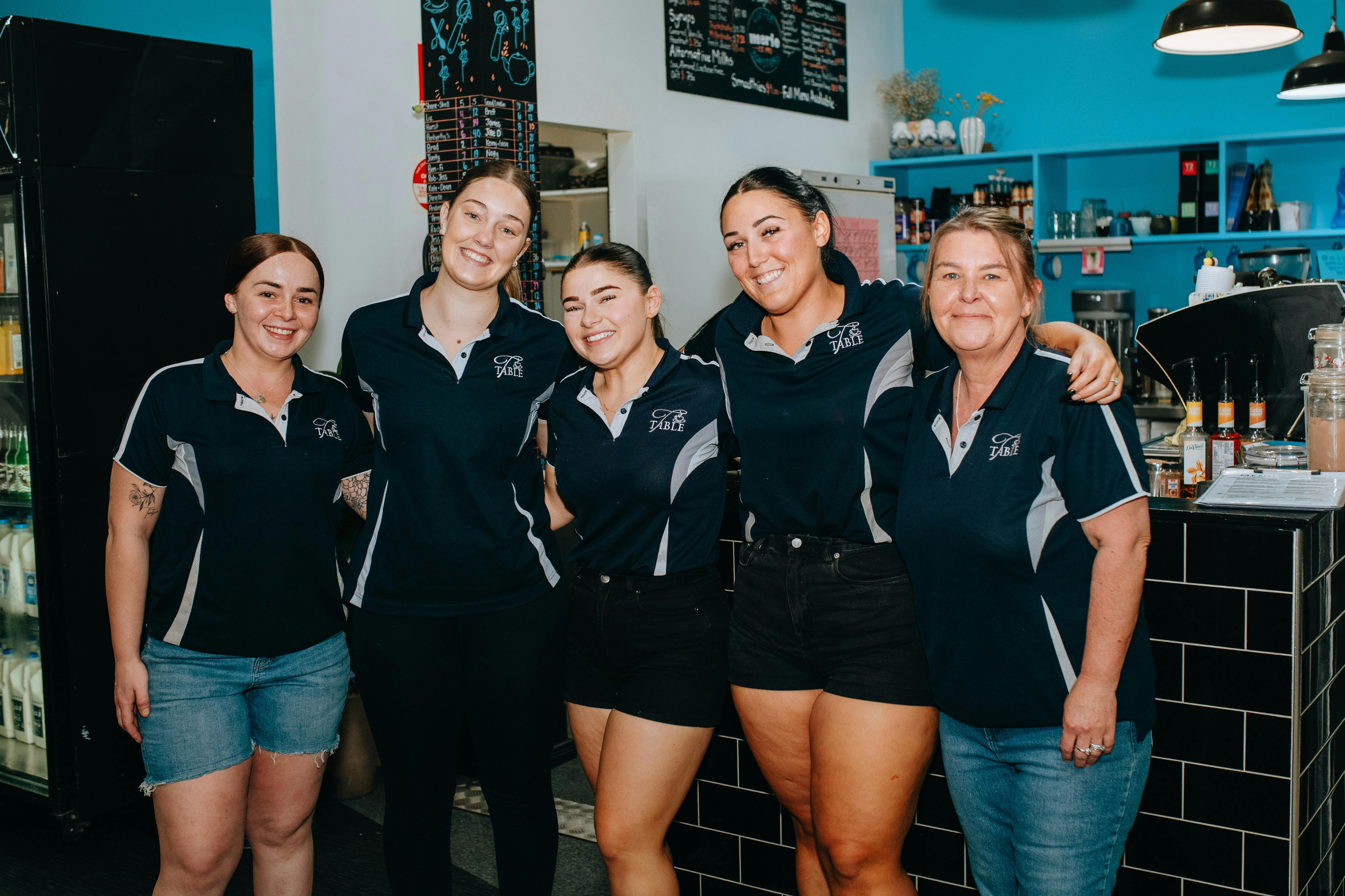 Group photo of the T-Table team