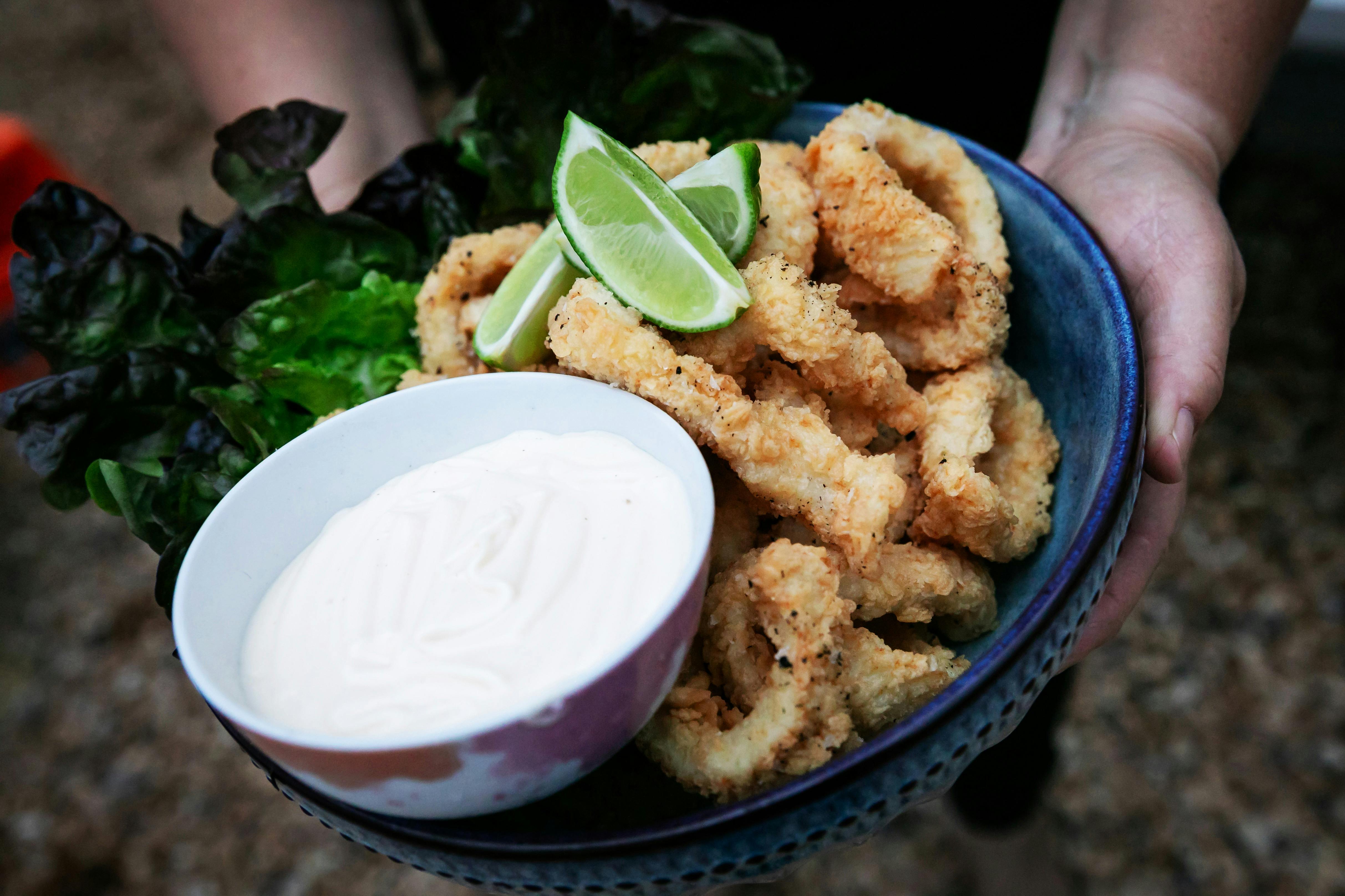 Salt and pepper from our lunch menu