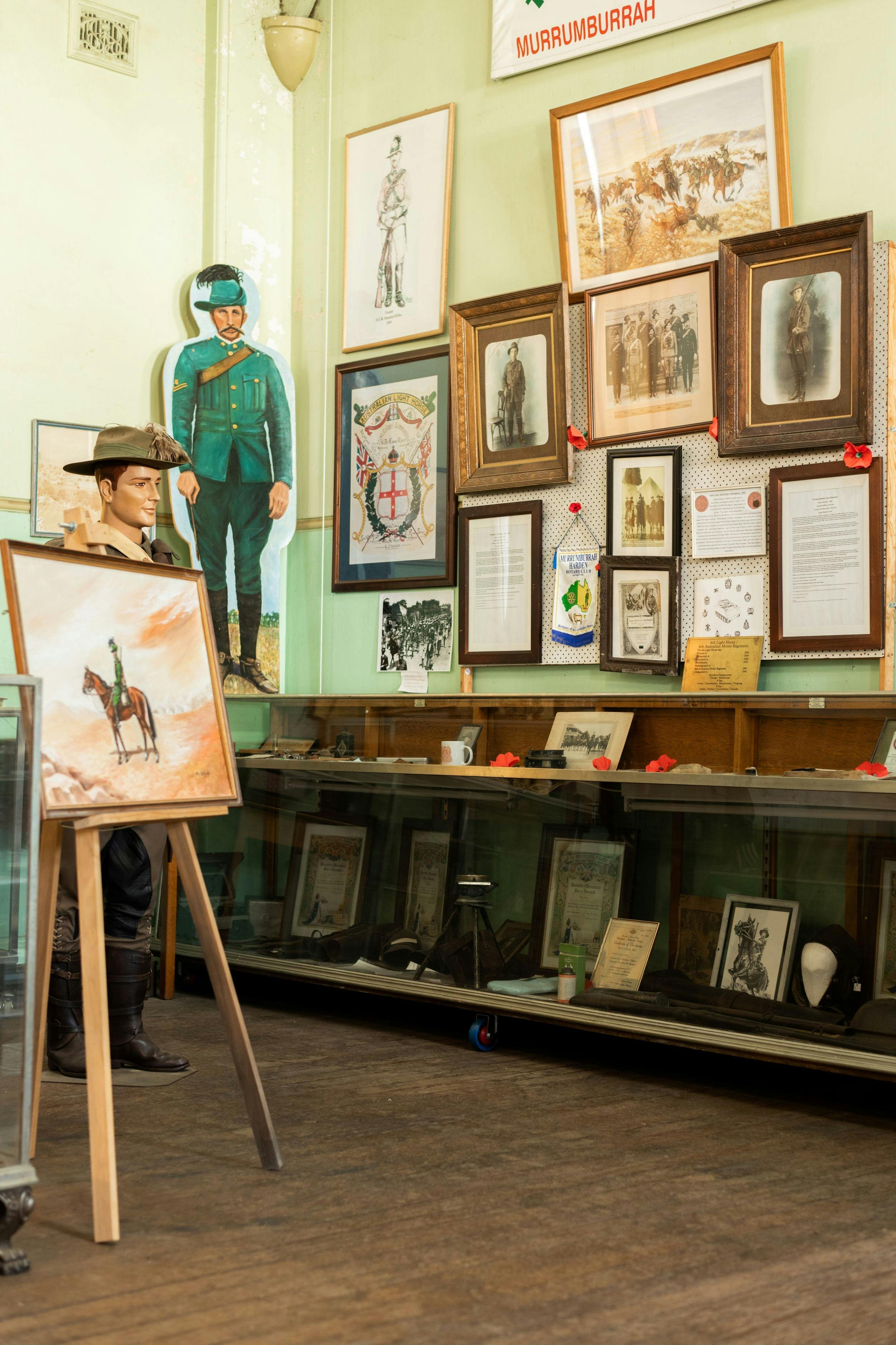 Inside the museum