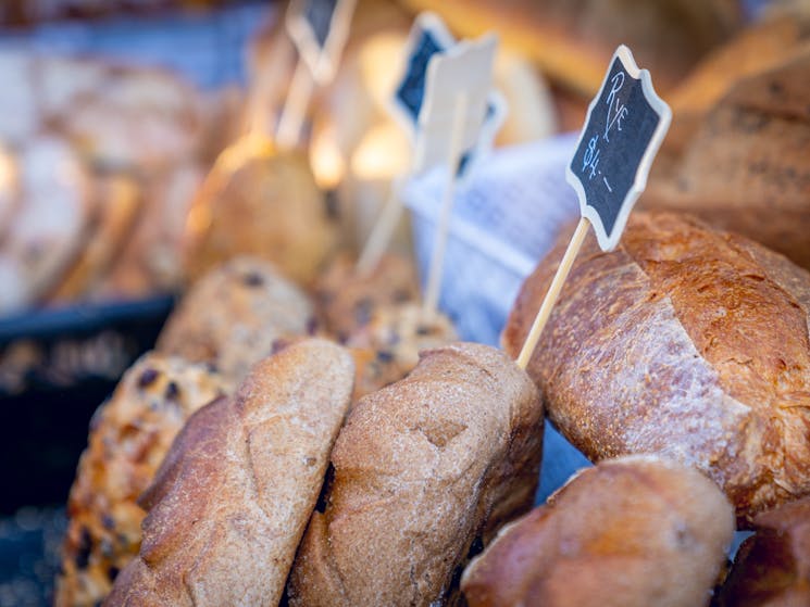 Freshly baked bread