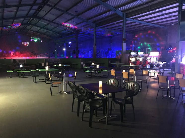 Disco floor and seating
