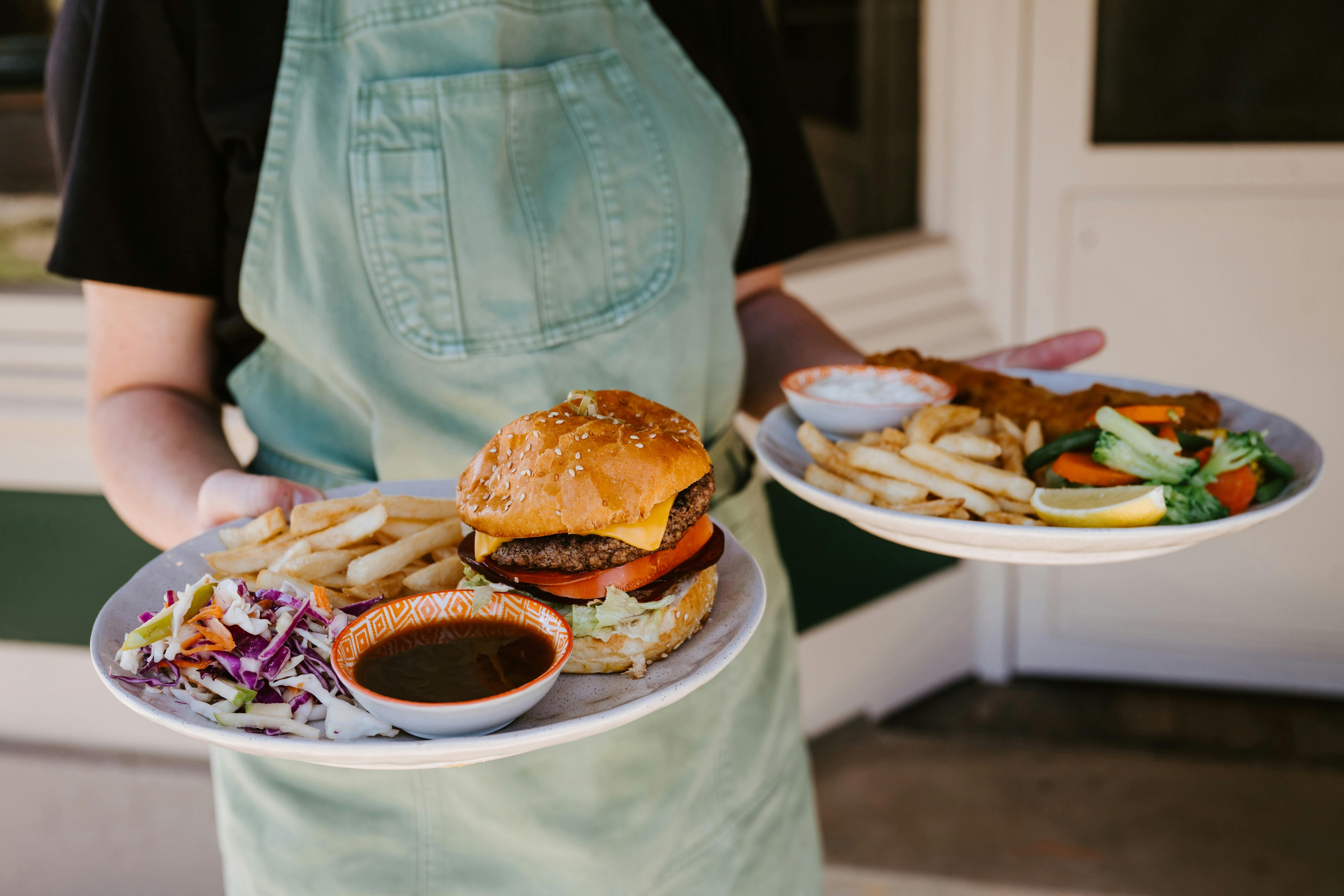 Menu includes pub favourites