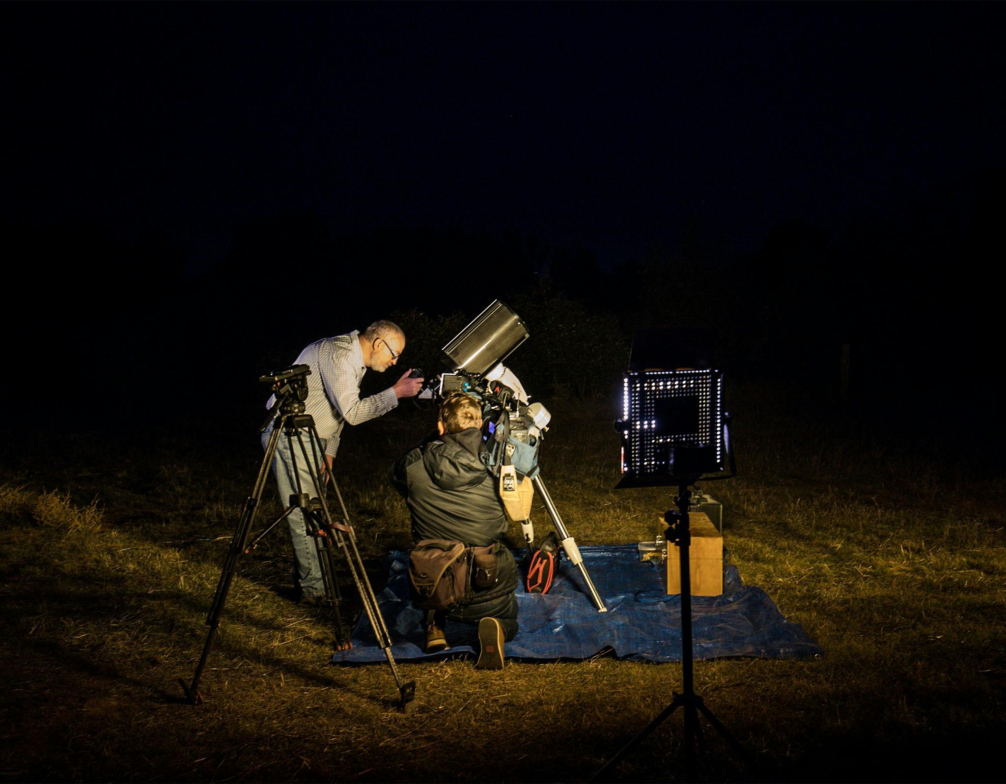 River Murray Dark Sky Tours telescope set up