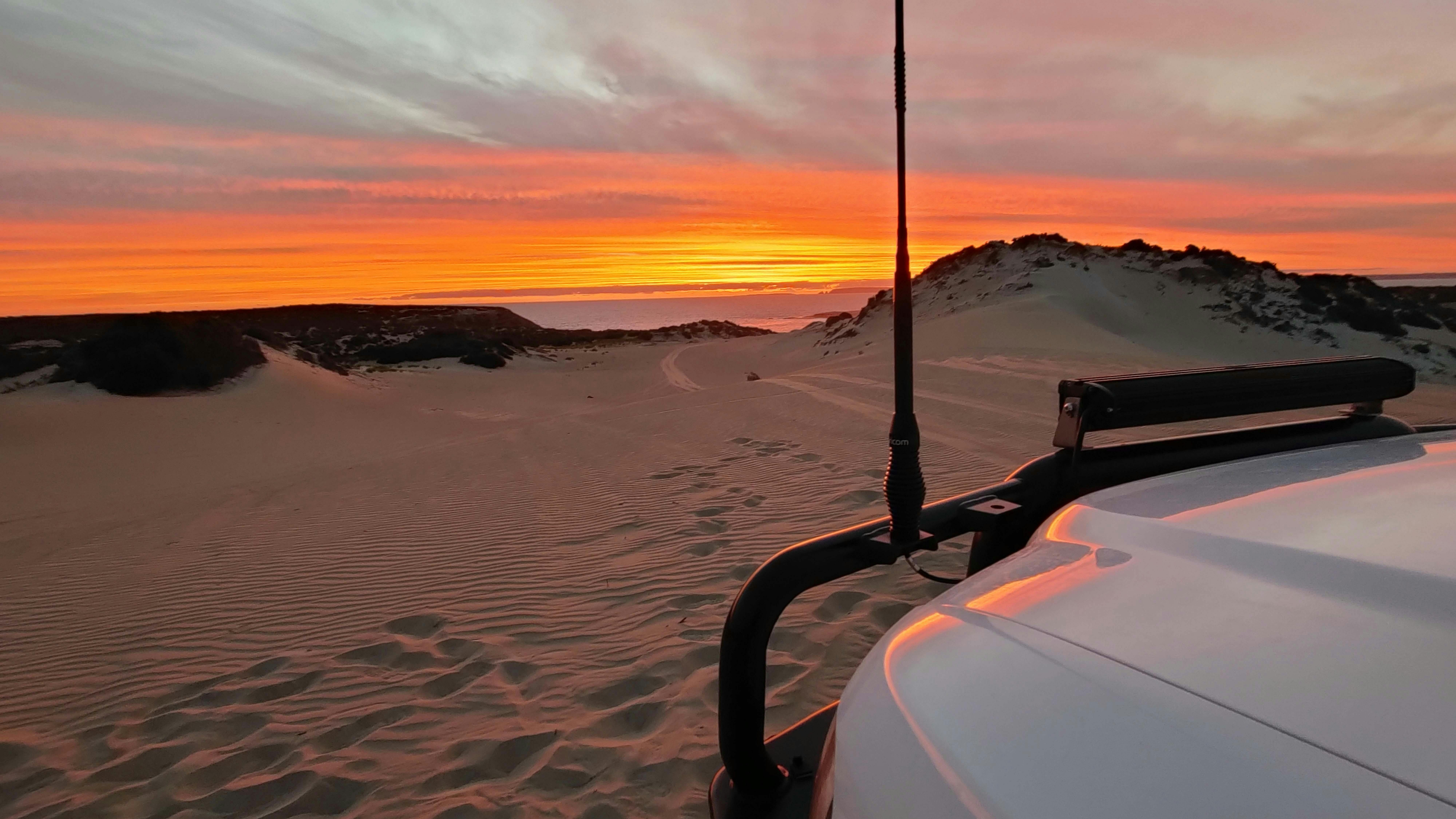 Sunset on the Sand Dunes