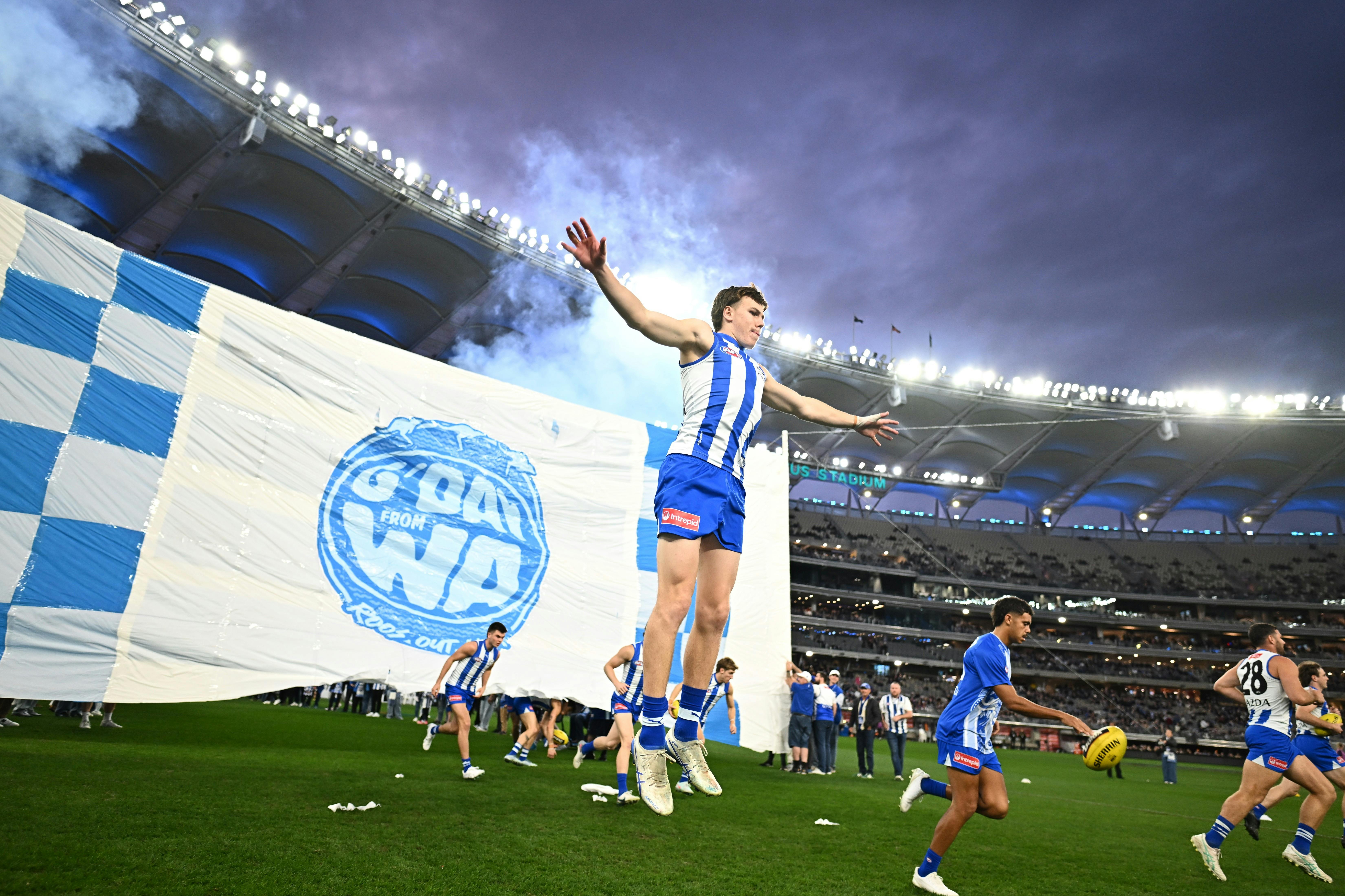 AFL Round 14 - Kangaroos v West Coast - Optus Stadium