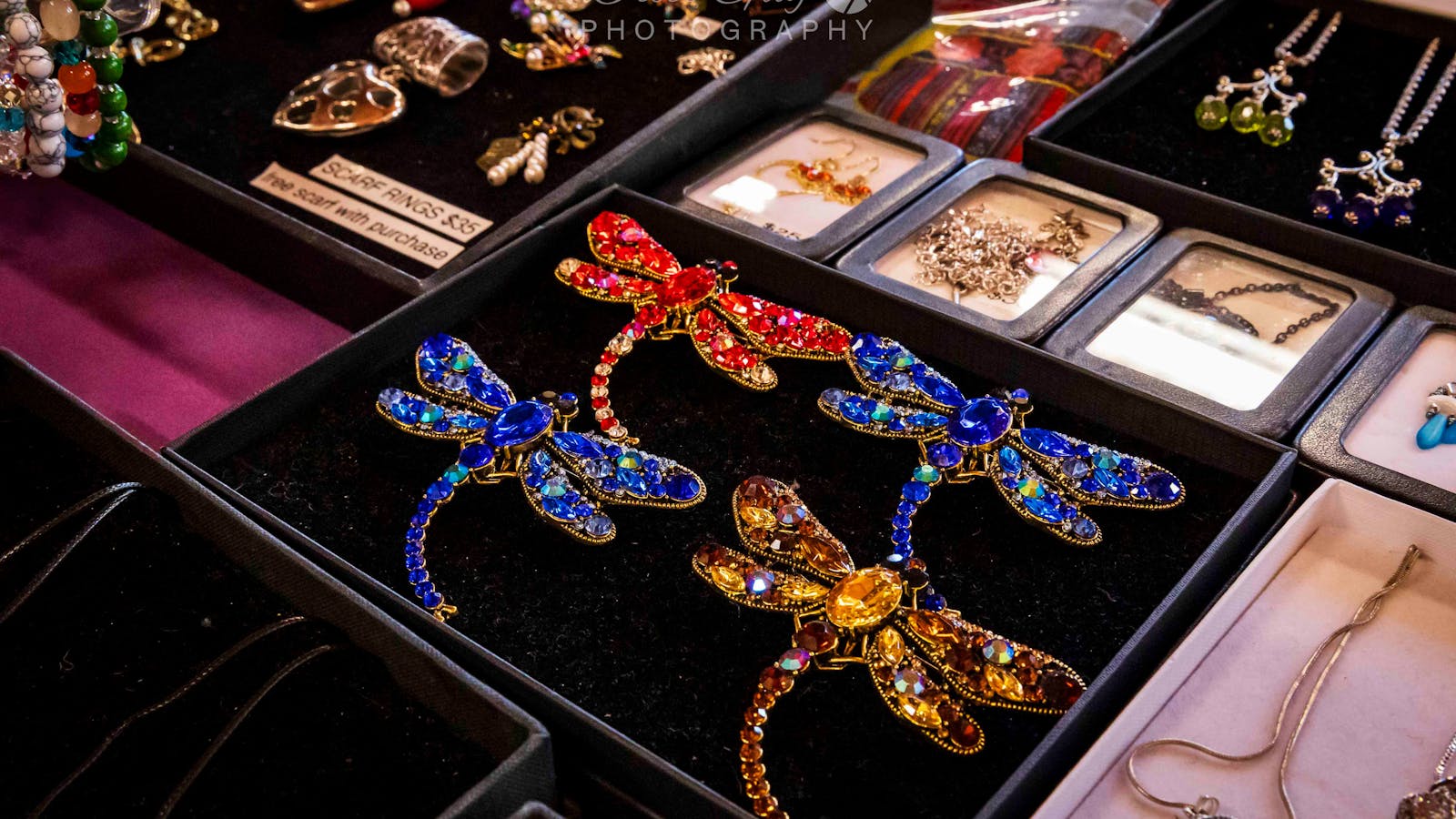 Handmade jewellery at Richmond Village Market