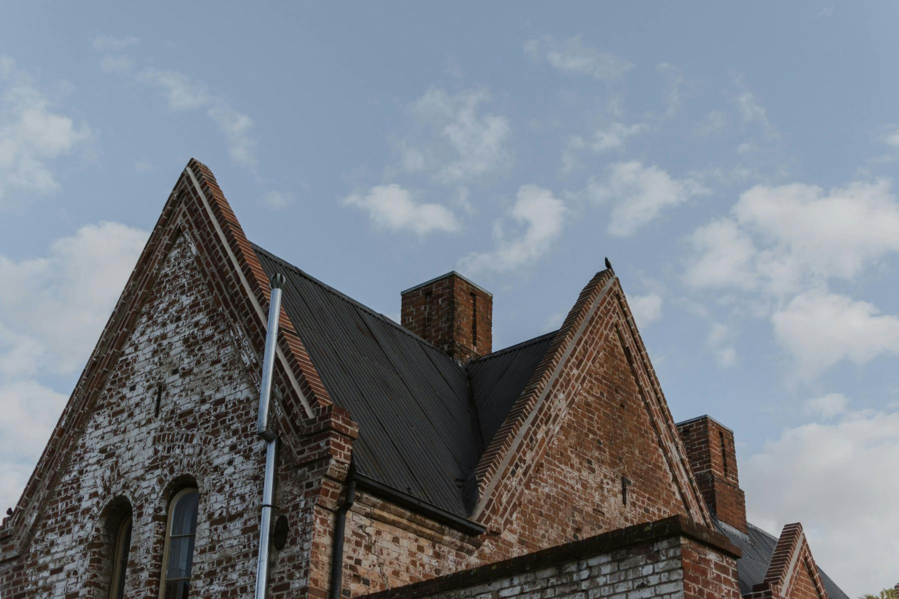 View of church roofing
