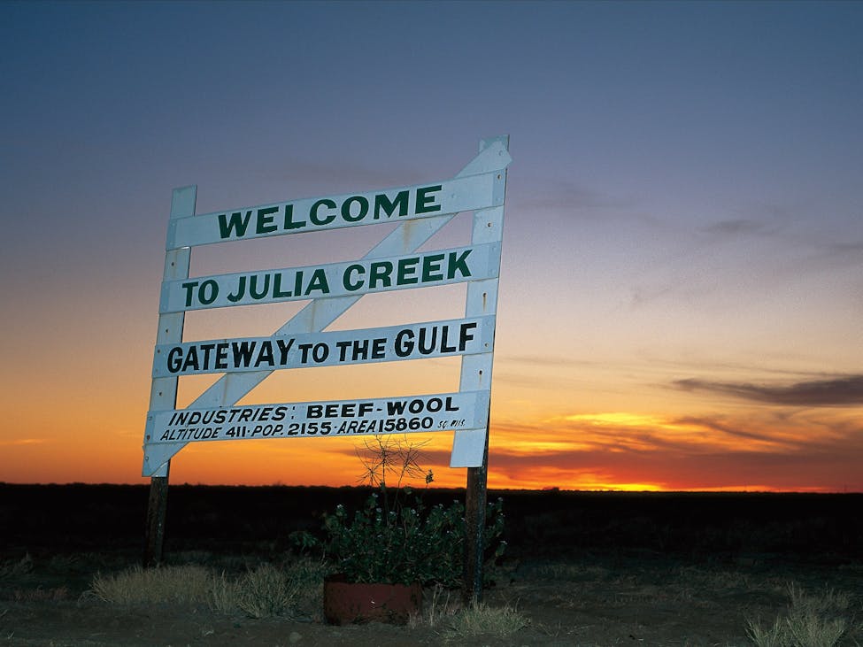 Welcome to Julia Creek, Gateway to the Gulf!