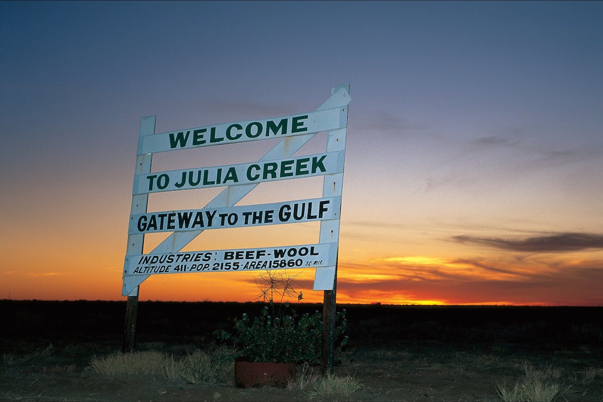 Welcome to Julia Creek, Gateway to the Gulf!