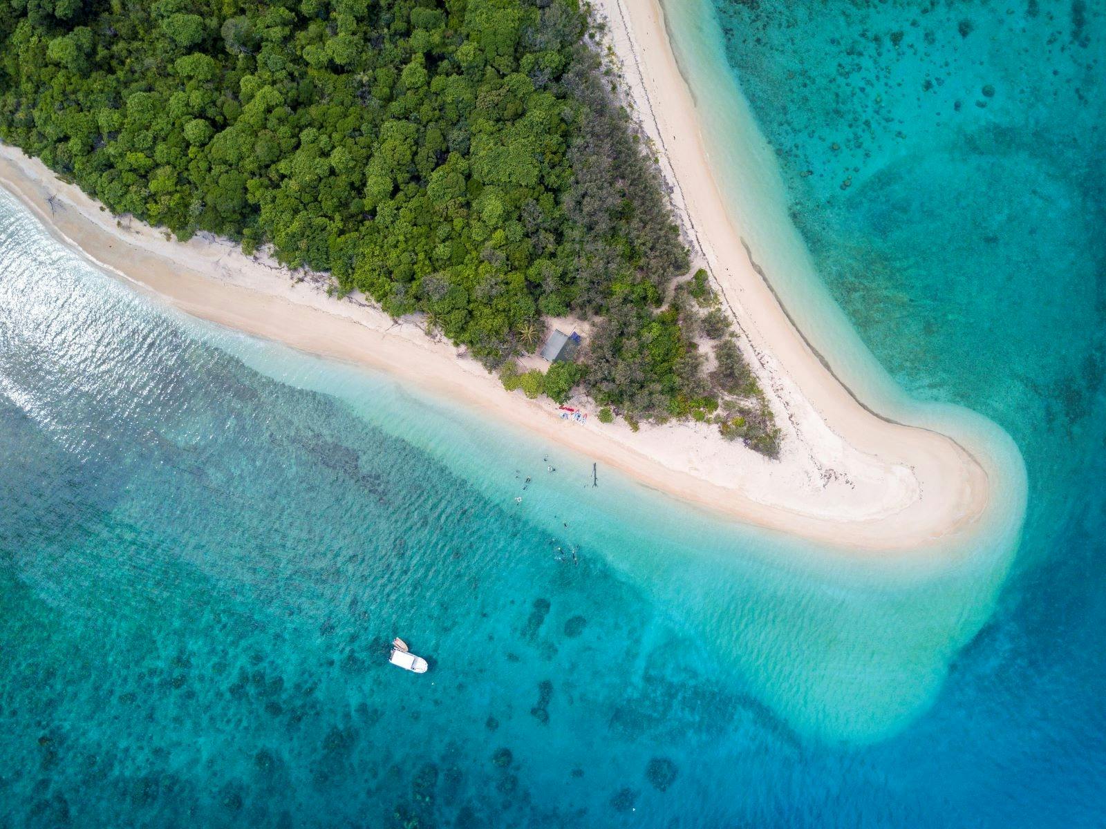 Aerial Shot of Normanby island