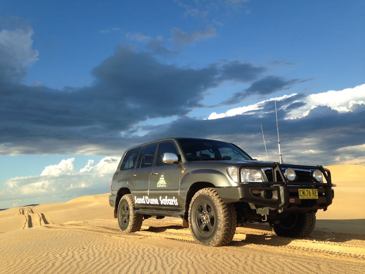 Experience driving through the dunes on the Tin City Safari