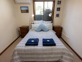 Features a double bed