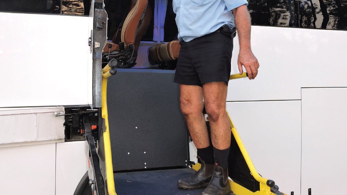 Wheelchair Lift - 50 Seater Luxury Coach