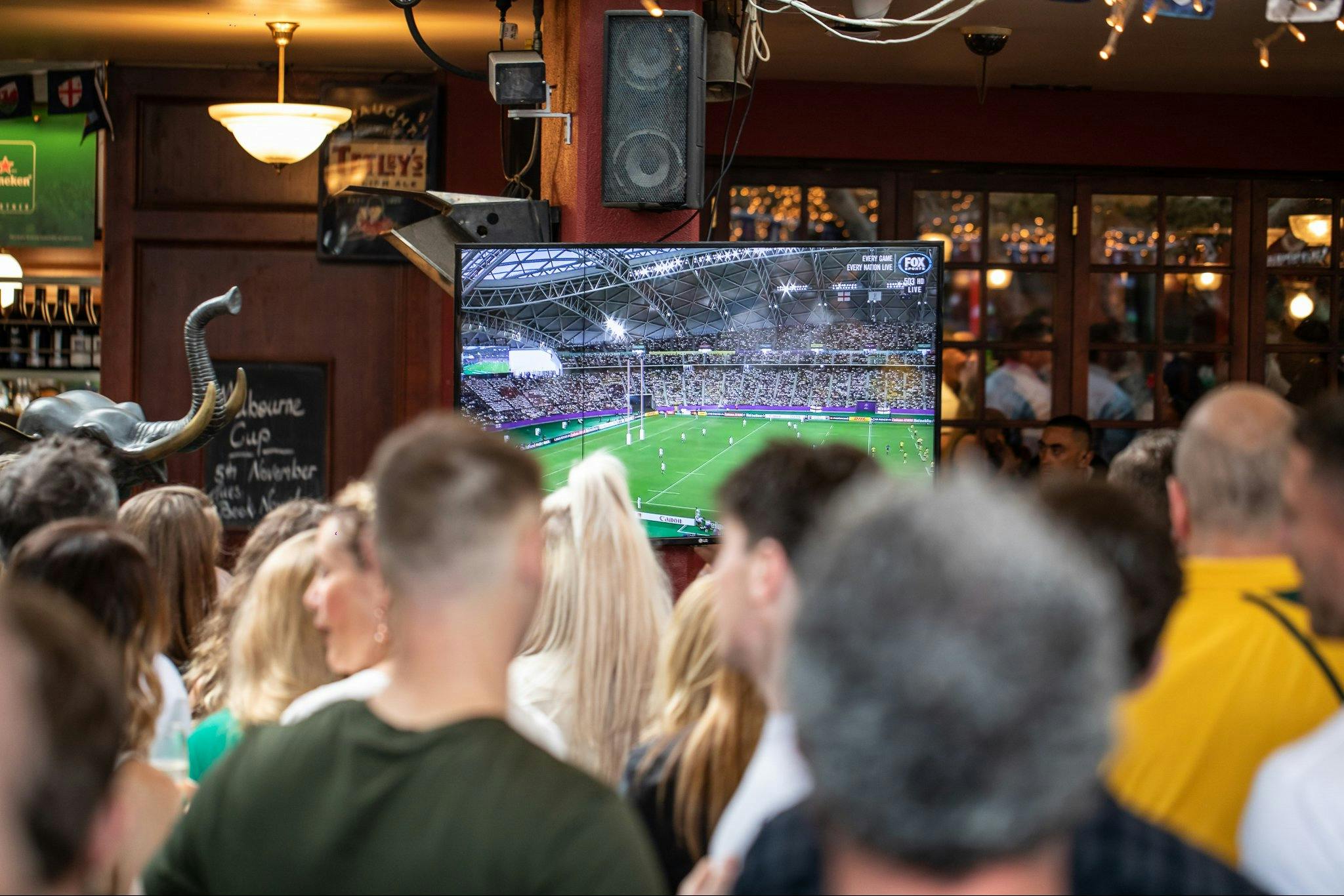 Watching rugby