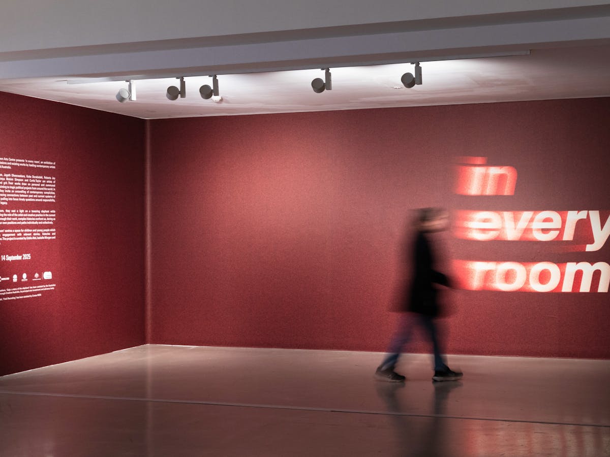 Exhibition installation of 'in every room'