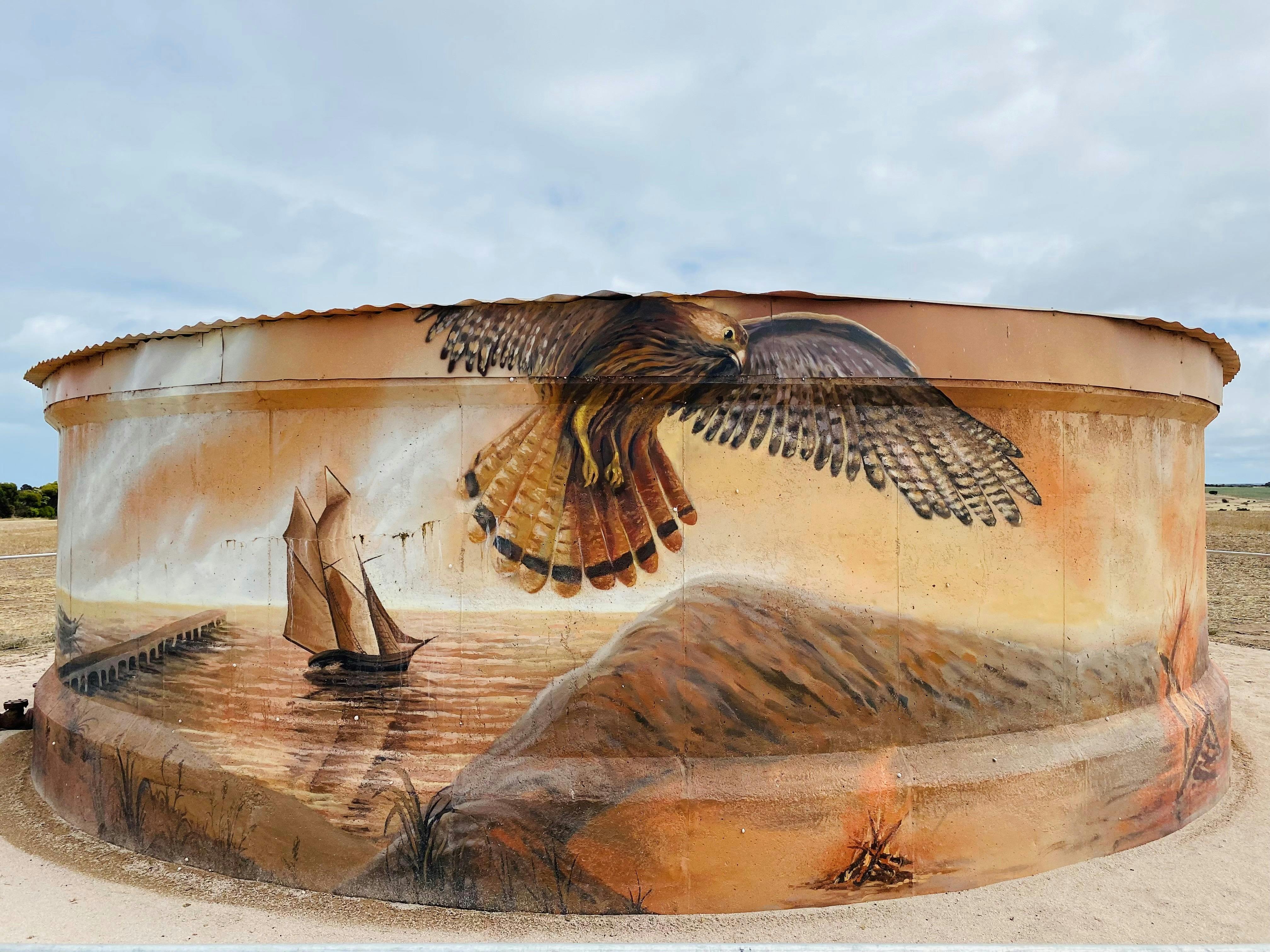 Port Moorowie Water Tank Mural