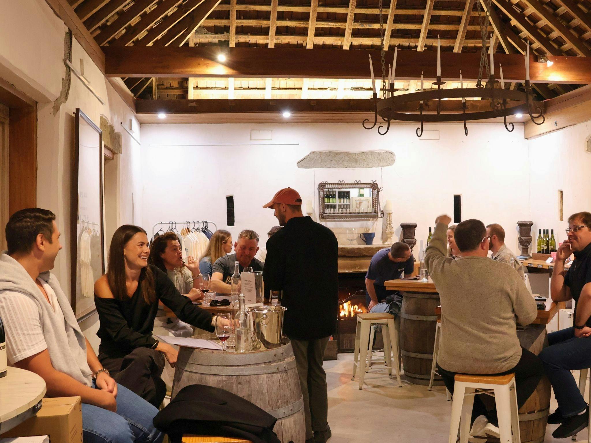 Wine tasting at Cupitt's Estate