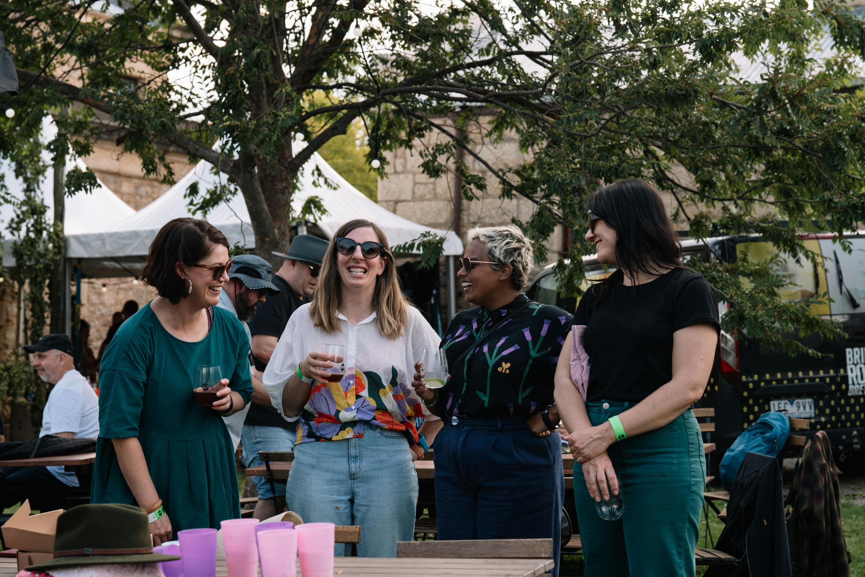 corwd at the high country hop