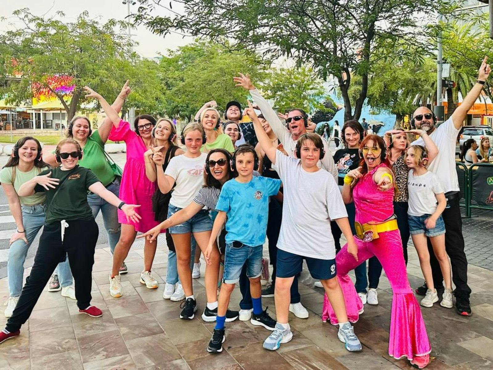 Guru Dudu Silent Disco Walking Tour, Brisbane Tour, See Brisbane, Fun Visit Brisbane activity, dance