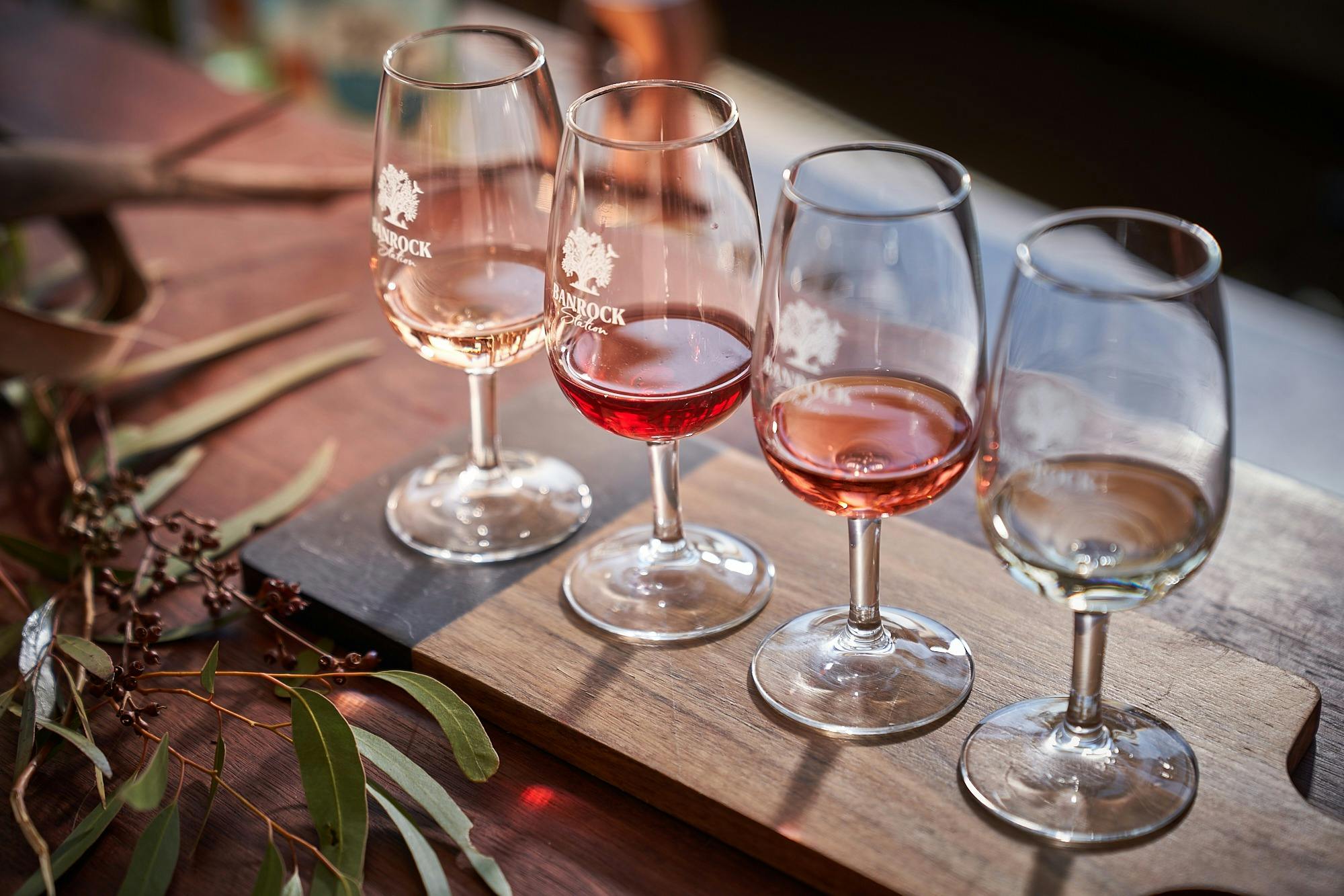 wine tasting at Banrock