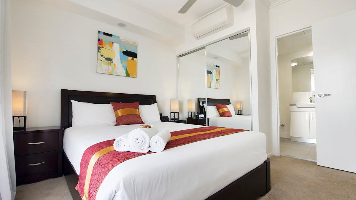 Spacious bedrooms