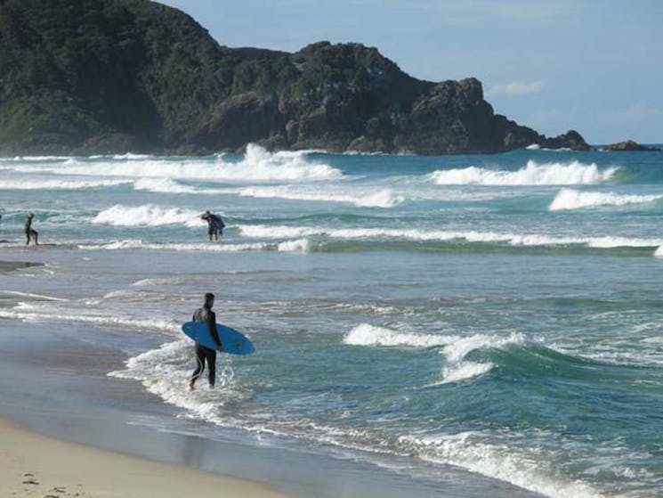 Boomerang Beach just footsteps away